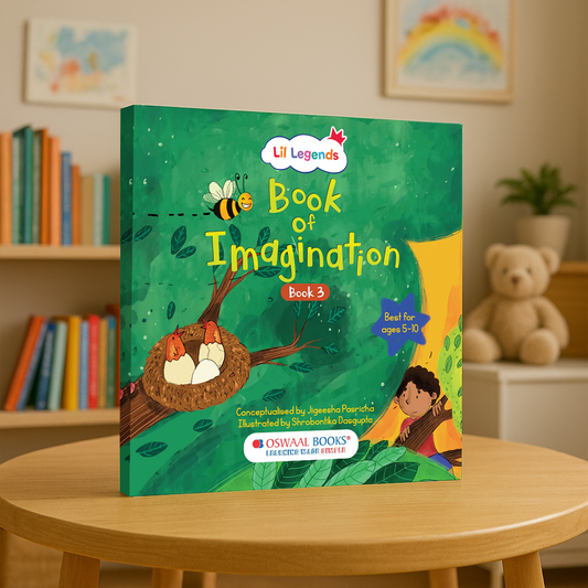 Book of Imagination Part 3 | Supportive Learning Activity Book for Kids | Creative Prompts, Drawing & Problem Solving | Ages 5–10