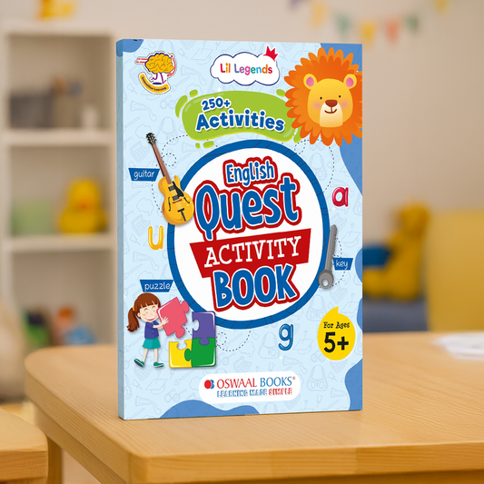 250+ Activities: English Quest Activity Book for Kids | Builds Vocabulary, Reading & Language Skills | Ages 5+