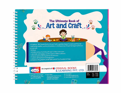 Lil Legends The Ultimate Book of  Art and Craft for Kids | 30+ Creative Activities and DIY Projects | Imagination and Creativity | Tracing, Drawing, Colouring and Craft  Activities | Age 3+ 