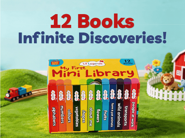 Mini Library Box Set | 12 Durable Board Books for Toddlers 0–4