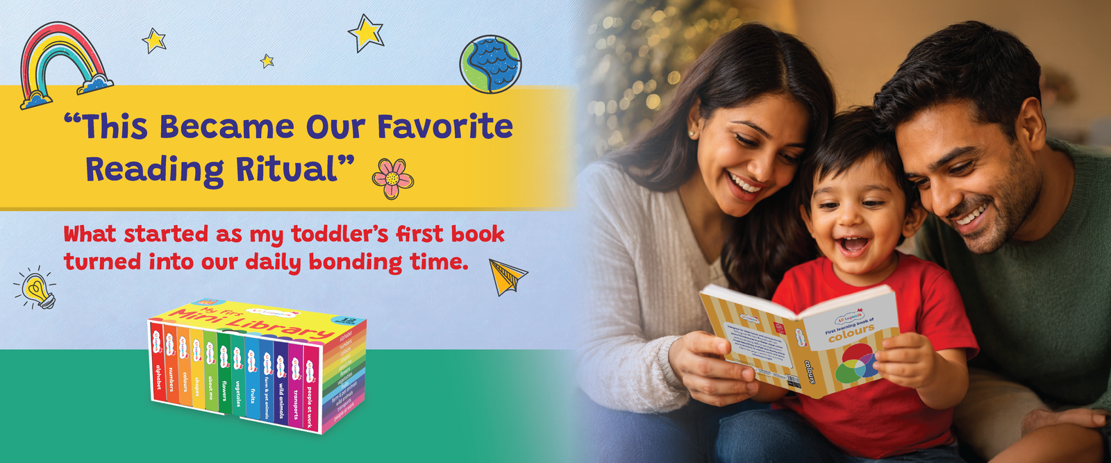 “This became our favorite reading ritual.”