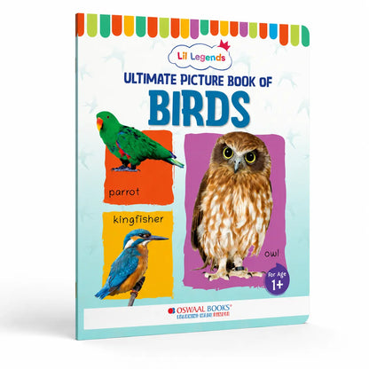 Lil Legends Picture Book for Kids Age 1+ Years - Learn About Birds | Early Learning Illustrated Book with Colourful Pictures | First Words Book for Toddlers & Preschoolers 