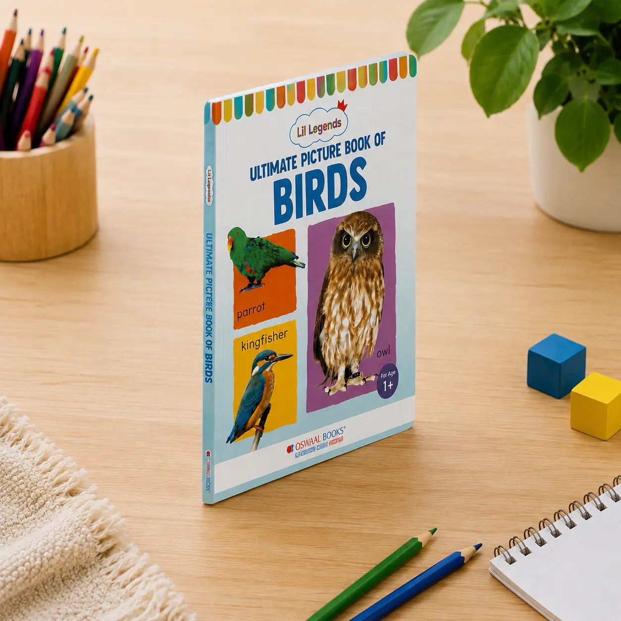 Lil Legends Picture Book for Kids Age 1+ Years - Learn About Birds | Early Learning Illustrated Book with Colourful Pictures | First Words Book for Toddlers & Preschoolers 
