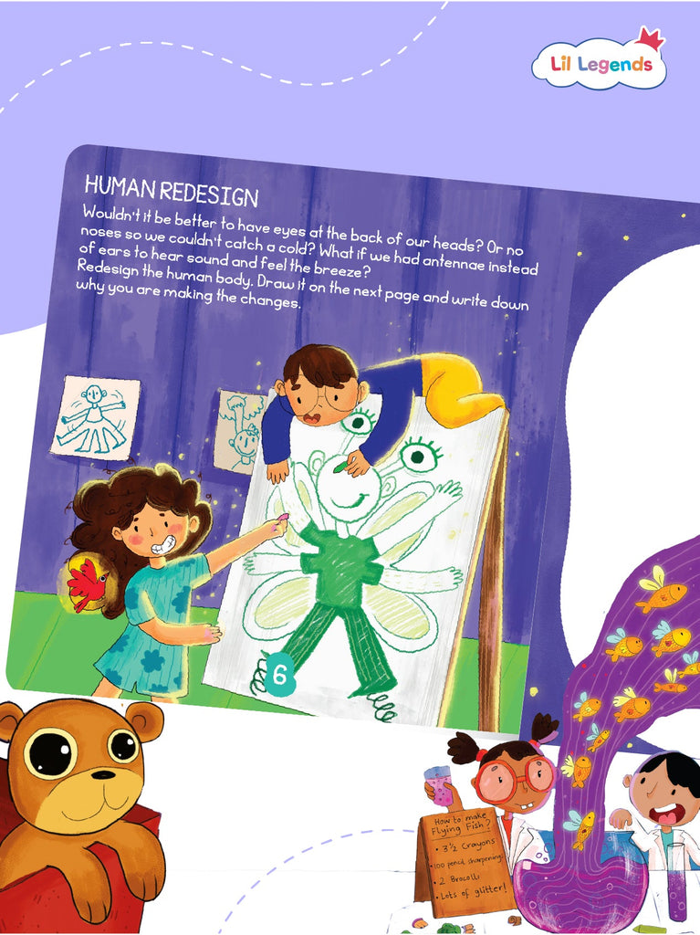 Book of Imagination Part 1 | Supportive Learning Activity Book for Kids | Creative Thinking & Expression | Ages 5–10