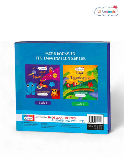Lil Legends Book of Imagination Part 1 for Kids | Drawing, Thinking & Writing Prompts | Creative Expression & Focus | Screen-Free Activity Book | Age 5–10 Years 