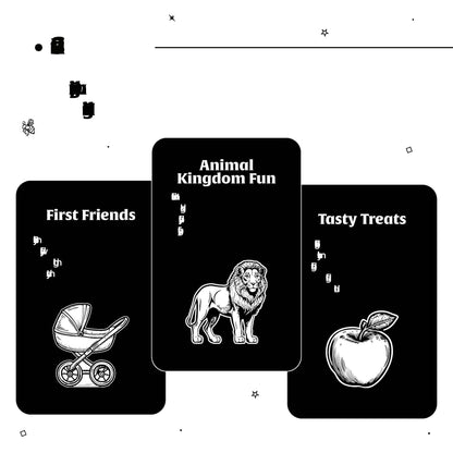Lil Legends My First High Contrast Books Slipcase Set of 5 - Animals, Toys and More | Black and White Pictures, Visual Stimulation, Brain Development | For Infants/Toddlers | Age 0–12 Months 