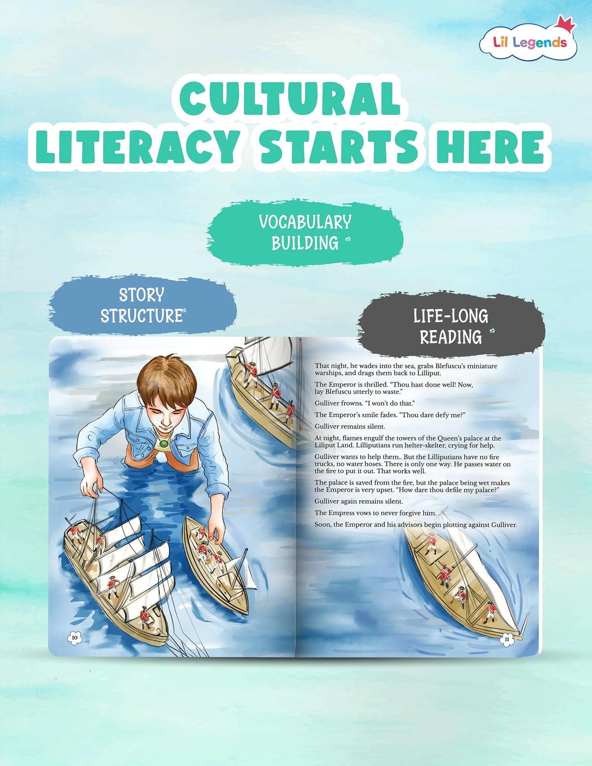 Lil Legends Timeless Classics Re-Imagined for Today Set of 2 Illustrated Story Books | Heidi and Pinocchio | Vocabulary, Imagination and Value Booster Stories For Young Readers | For Age 7+ 