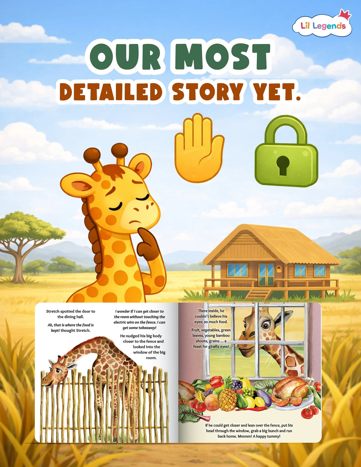 Austin Macauley, Lil legends, A Life Lessons for Kids, A Giraffe Called Stretch 
