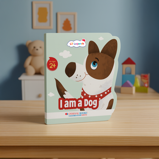 Dog Shaped Board Book for Toddlers | Learn Animal Names & Sounds | Ages 2+