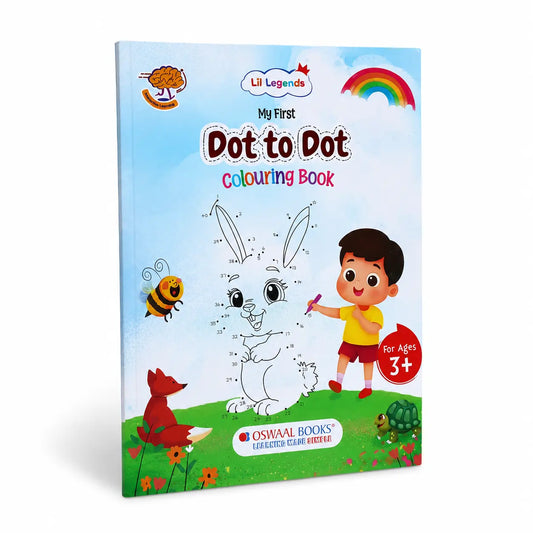Lil Legends My First Dot to Dot Colouring Book for Kids | Connect the Dots, Colour and Fun Fact | Builds Number Skills, Counting and Focus | Fun Activity Workbook | For Nursery/LKG/UKG  | Age 3+ 