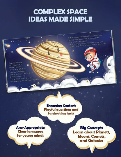 Lil Legends My Space Discovery Set for Kids | 10 Planet Board Books | Mercury, Venus, Earth, Mars, Jupiter, Saturn, Uranus, Neptune & Dwarf Planets | Solar System | Age 3+ Years