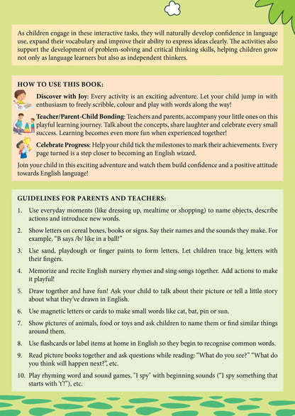 Lil Legends 250+ Activities English Quest Activity Book For Age 3+ | Learning Activities | Puzzles, Tracing, Phonics, Vocabulary and Grammar Practice Workbook | For Toddelers/LKG/UKG 
