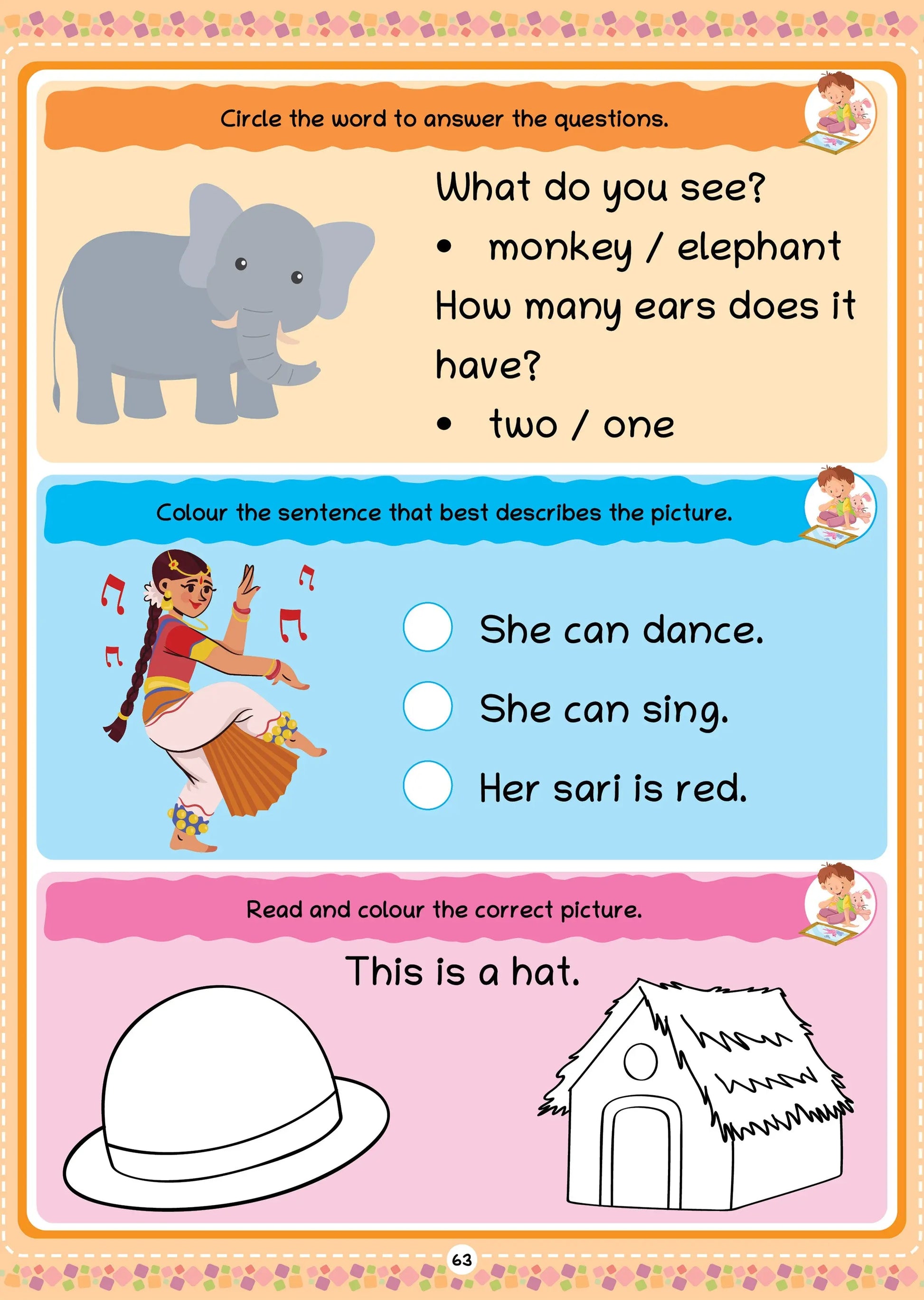 Lil Legends 250+ Activities English Quest Activity Book For Age 3+ | Learning Activities | Puzzles, Tracing, Phonics, Vocabulary and Grammar Practice Workbook | For Toddelers/LKG/UKG 
