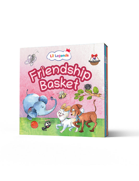 Lil Legends Friendship Basket for Kids | Illustrated Storybook Set | Picture Books for Toddlers & Preschoolers | Vocabulary & Imagination | Ages 2–5 Years | Slipcase Set 