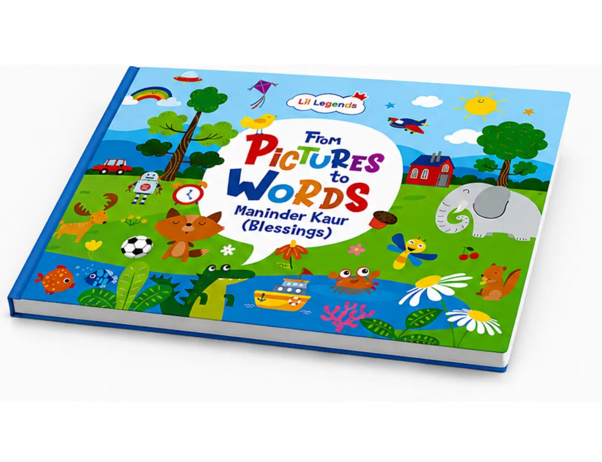 Lil Legends From Pictures to Words | Book for Kids | Language Learning | Builds Vocabulary, Visual Learning and Early Literacy Skills | Picture Book | Ages 3+ Years 