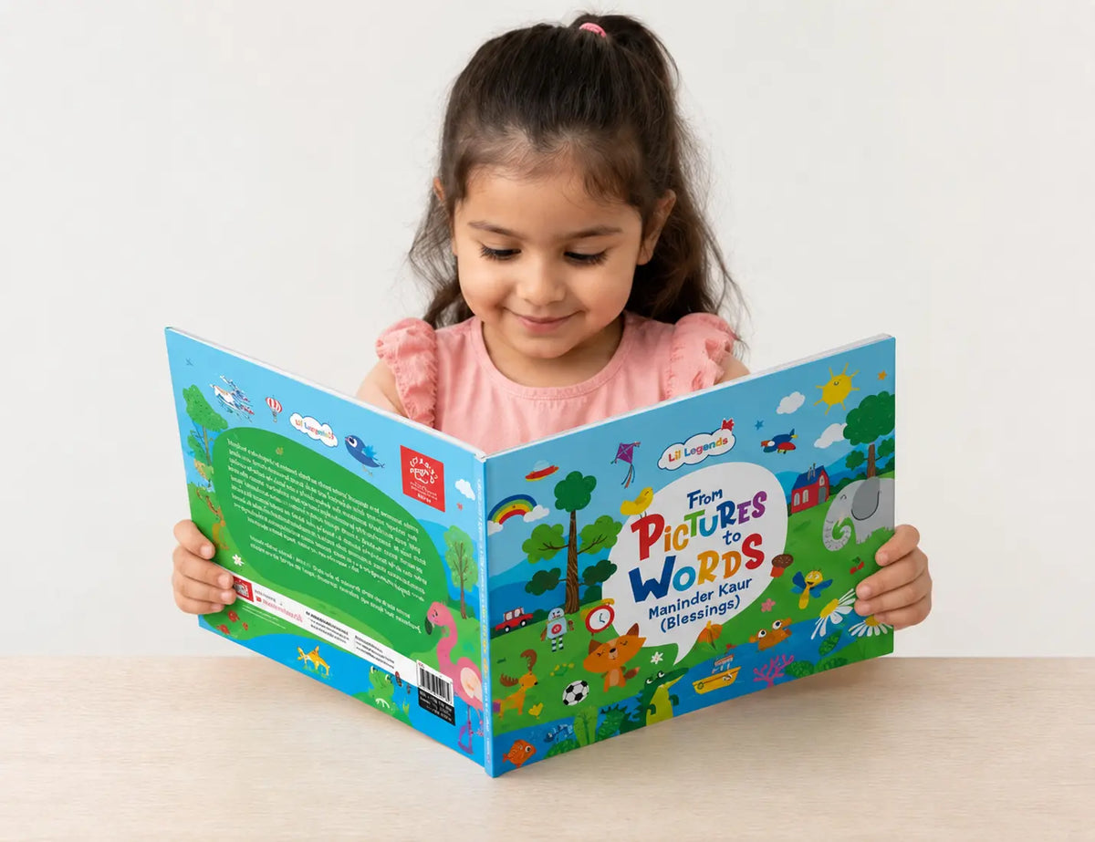 Lil Legends From Pictures to Words | Book for Kids | Language Learning | Builds Vocabulary, Visual Learning and Early Literacy Skills | Picture Book | Ages 3+ Years 