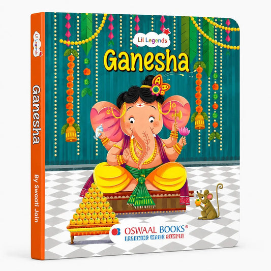 Lil Legends My Little Board Book of Mythological Tales of Lord Ganesha for Kids Age 3+ Years| Enchanting Indian Stories with Colourful Illustrations | Hindu Mythology Picture Book 
