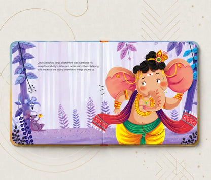 Lil Legends My Little Board Book of Mythological Tales of Lord Ganesha for Kids Age 3+ Years| Enchanting Indian Stories with Colourful Illustrations | Hindu Mythology Picture Book 