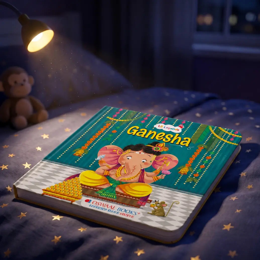 Lil Legends My Little Board Book of Mythological Tales of Lord Ganesha for Kids Age 3+ Years| Enchanting Indian Stories with Colourful Illustrations | Hindu Mythology Picture Book 