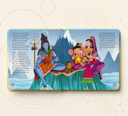 Lil Legends My Little Board Book of Mythological Tales of Lord Ganesha for Kids Age 3+ Years| Enchanting Indian Stories with Colourful Illustrations | Hindu Mythology Picture Book 