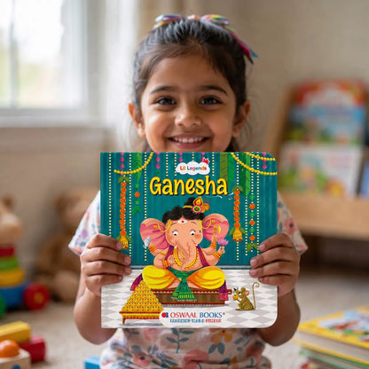 Lil Legends My Little Board Book of Mythological Tales of Lord Ganesha for Kids Age 3+ Years| Enchanting Indian Stories with Colourful Illustrations | Hindu Mythology Picture Book 