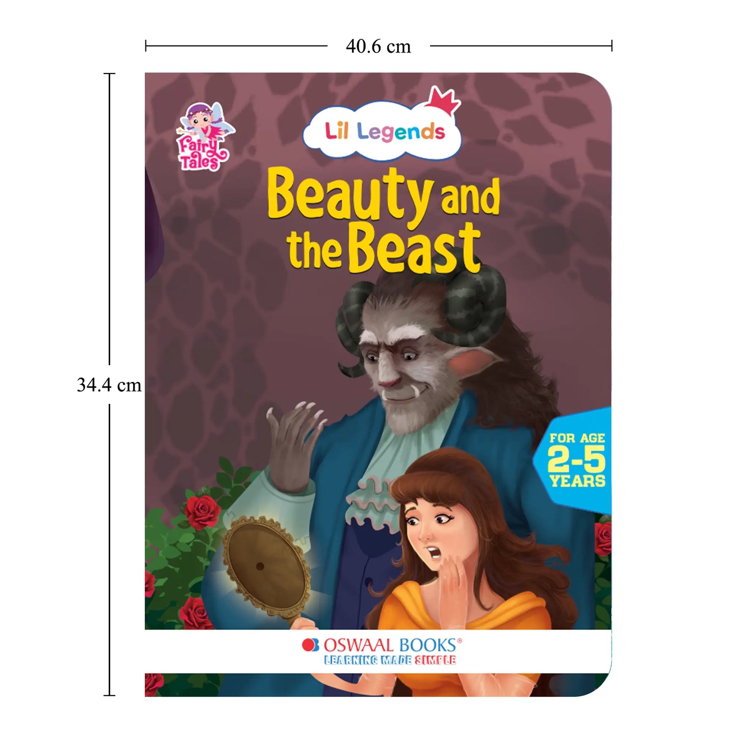 Lil Legends Fairy Tales for Kids | Set of 10 Books | Little Mermaid, Snow White, Rapunzel, Cinderella, Alice, Thumbelina, Wizard of Oz, Thumblina, Princess & the Pea & more | Age 2–5 Years 