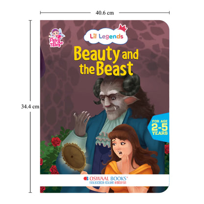 Lil Legends Fairy Tales for Kids | Set of 10 Books | Little Mermaid, Snow White, Rapunzel, Cinderella, Alice, Thumbelina, Wizard of Oz, Thumblina, Princess & the Pea & more | Age 2–5 Years 