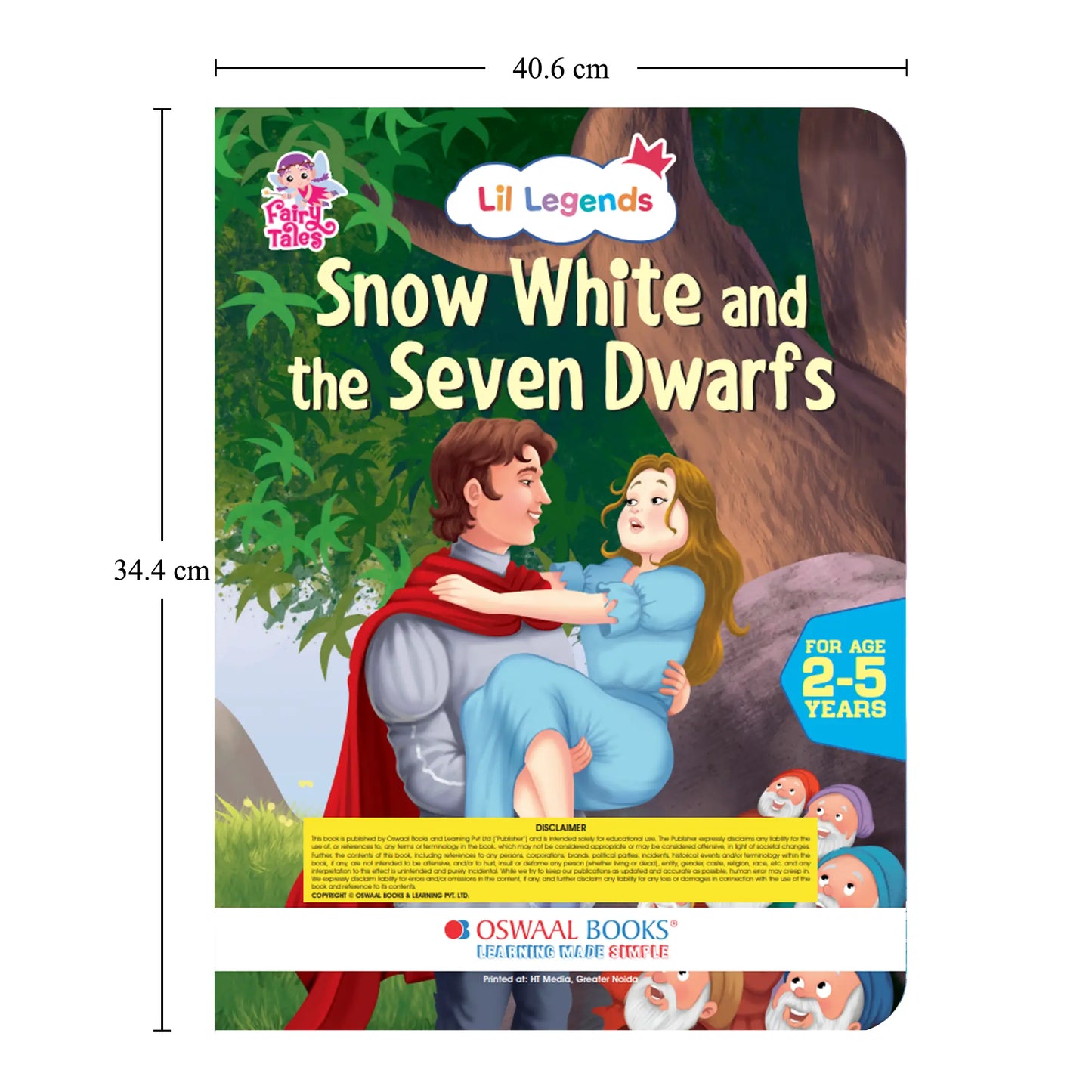 Lil Legends Fairy Tales for Kids | Set of 5 Books | Little Mermaid, Snow White, Rapunzel, Cinderella & Alice in Wonderland | Bed Time Story Books | Age 2–5 Years 