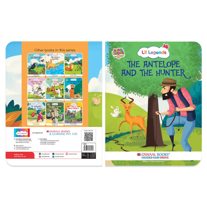 Oswaal Lil Legends Moral Story Books - The Antelope and The Hunter | For Kids Age 2+ Years | Short English Bedtime Stories with Colourful Illustrations | Picture Book for Early Readers 
