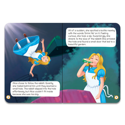 Lil Legends Fairy Tales Magical Classics Set of 2 Story Books for Kids Age 2-5 Years - Alice in Wonderland & Wizard of Oz | Illustrated Bedtime Stories for Imagination and Vocabulary 