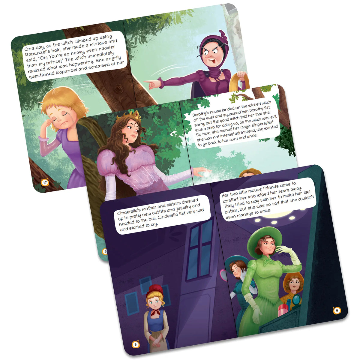 Lil Legends Fairy Tales Princess Classics Set of 4 Story Books for Kids Age 2-5 Years - Cinderella, Snow White and the Seven Dwarfs, Sleeping Beauty and Rapunzel | Illustrated Bedtime Stories 