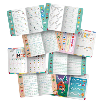 Lil Legends Complete Handwriting Journey | 8 Books | Lines and Patterns to Cursive | Uppercase, Lowercase and Number Tracing | India's First Pre-Writing Programme | Age 2+ 