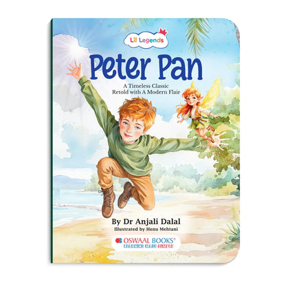 Lil Legends Peter Pan, A Timeless Classic Retold with a Modern Flair | Illustrated Story Book | Vocabulary, Imagination and Value Booster Story For Young Readers | For Age 7+ 