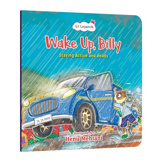 Lil Legends Mindful Moments Series - Wake Up, Billy, Staying Active And Ready | Colourful Picture Story Book for Kids | Illustrated Stories to Build Self-Control and Emotional Learning | Age 5+ 