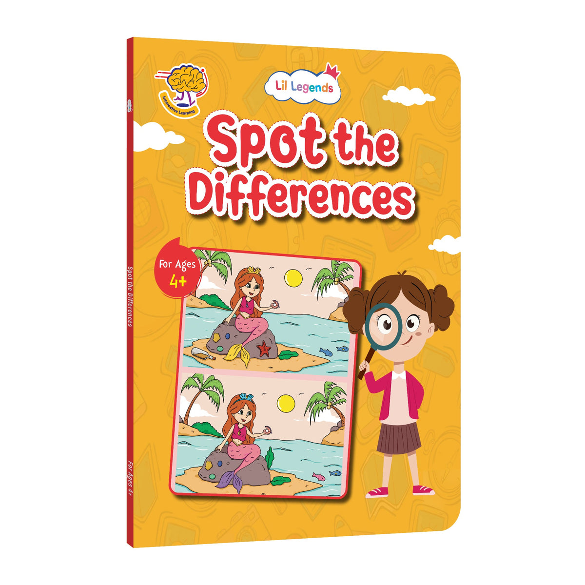 Lil Legends Spot the Difference Book for Kids Age 4+ Years - Interactive Learning Activity Book | Fun Puzzles to Boost Observation, Concentration & Critical Thinking | Brain Games for Children 