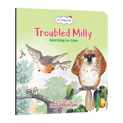Lil Legends Mindful Moments Series - Troubled Milly, Searching for Calm | Picture Story Book for Kids | Illustrated Stories to Build Self-Control and Emotional Learning  | Age 5+ 