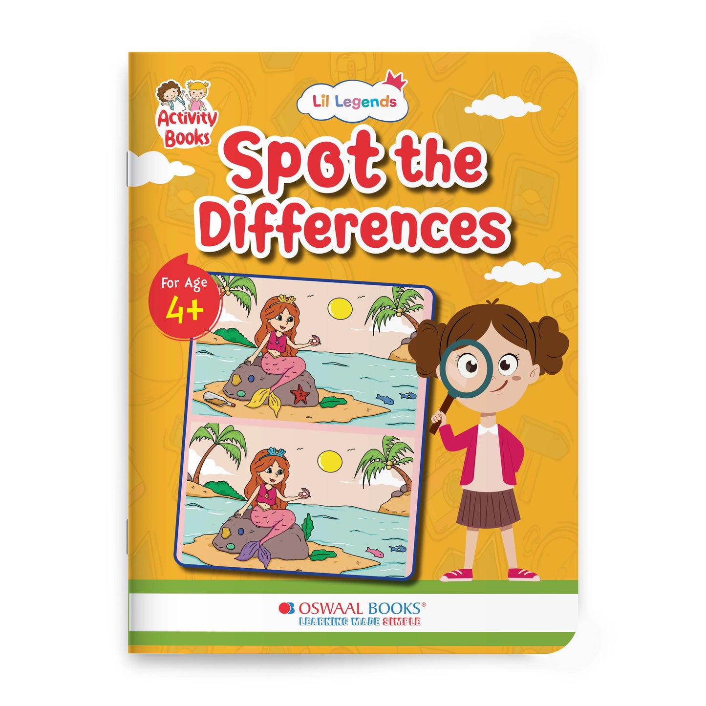 Lil Legends Spot the Difference Book for Kids Age 4+ Years - Interactive Learning Activity Book | Fun Puzzles to Boost Observation, Concentration & Critical Thinking | Brain Games for Children 