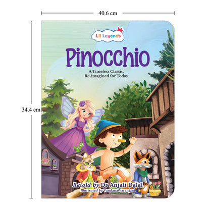 Lil Legends Timeless Classics Re-Imagined for Today | Set of 3 Story Books | Heidi, Pinocchio and Gulliver's Travels | Vocabulary, Imagination and Value Booster Stories | For Age 7+ 