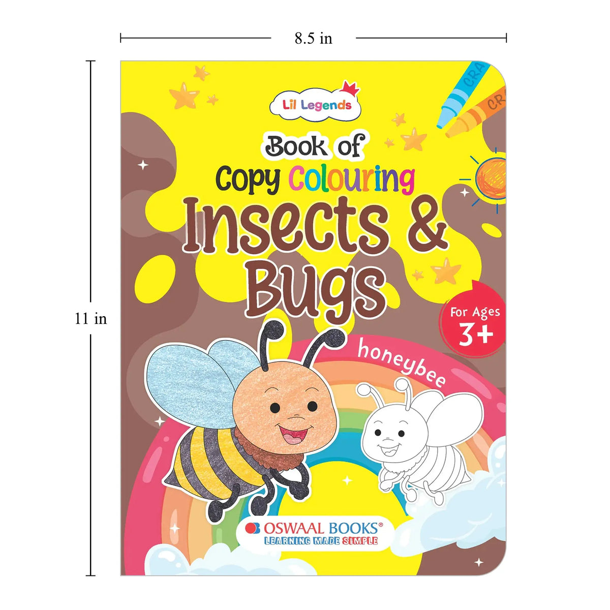 Lil Legends Books Of Copy Colouring Set of 5 Books for Kids | Community Helpers, Festivals, Things at Home and More | Fun Activities and Vocabulary Booster | For LKG/UKG | Age 3+ 