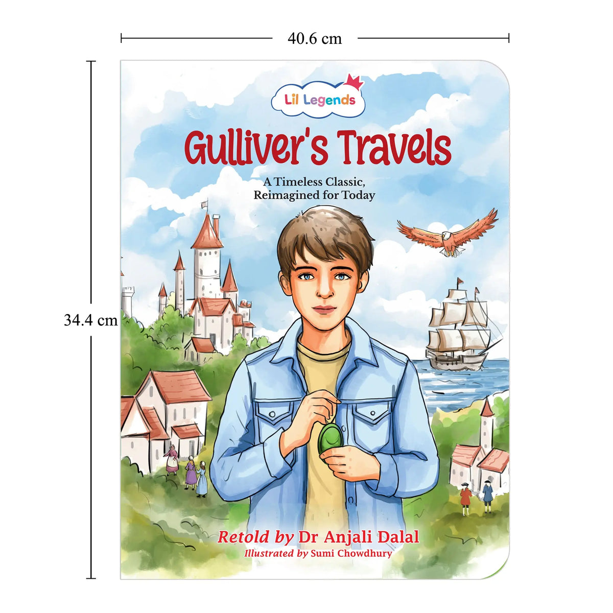 Lil Legends Timeless Classics Re-Imagined for Today | Set of 2 Illustrated Story Books | Heidi and Gulliver's Travels | Vocabulary, Imagination and Value Booster Stories | For Age 7+ 