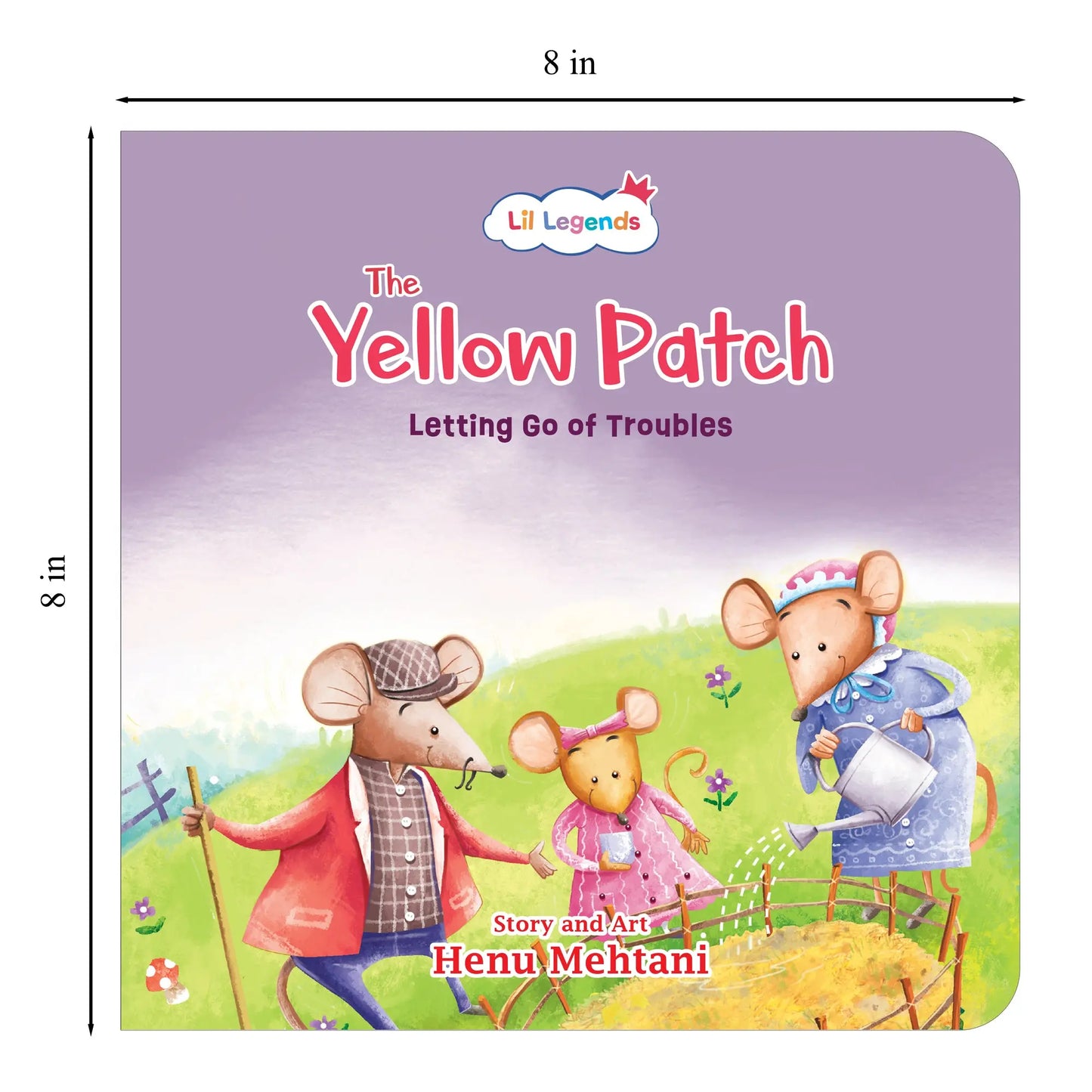 Lil Legends Mindful Moments Series - The Yellow Patch, Letting Go of Troubles | Picture Story Book for Kids | Illustrated Stories to Build Self-Control and Emotional Learning |  Age 5+ 