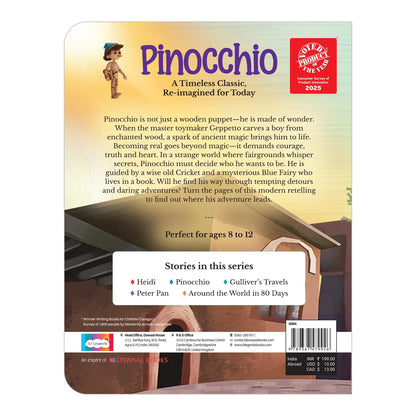 Lil Legends Pinocchio, A Timeless Classic Re-Imagined for Today | Illustrated Story Book | Vocabulary, Imagination and Value Booster Story For Young Readers | For Age 7+ 