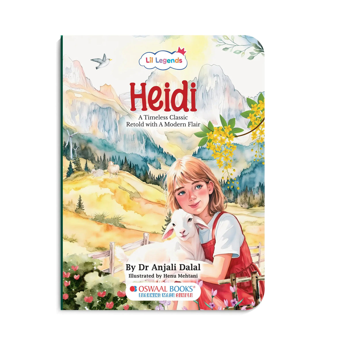 Lil Legends Timeless Classics Re-Imagined for Today | Set of 2 Illustrated Story Books | Heidi and Gulliver's Travels | Vocabulary, Imagination and Value Booster Stories | For Age 7+ 