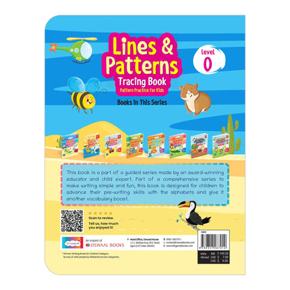 Lil Legends  Writing Book Lines and Patterns Tracing Book Level 0 for Kids | India's First Pre-Writing Program | Pencil Control and  Activity Book | For Nursery/LKG/UKG | Age 2–3 