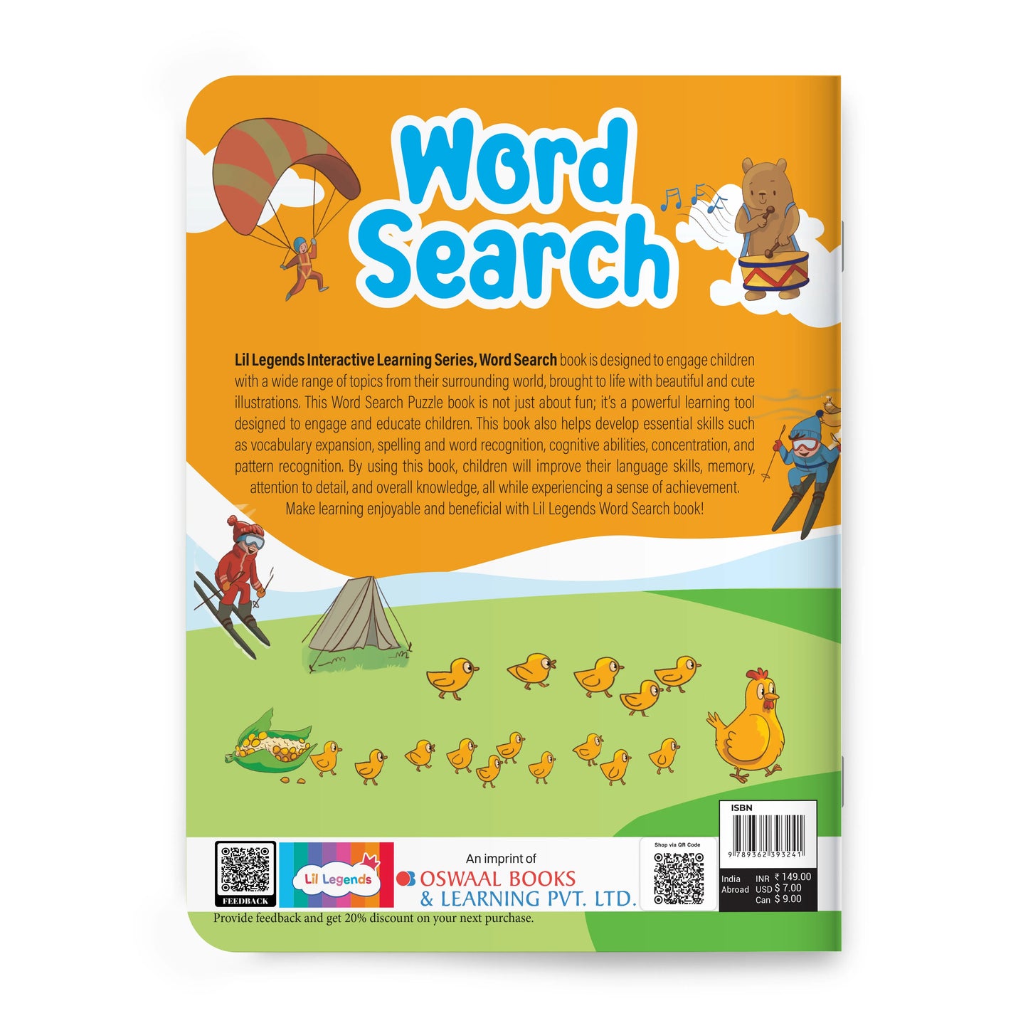 Lil Legends Word Search Puzzle Book for Kids Age 4+ Years - Interactive Learning Activity Book | Fun & Educational Puzzles to Boost Vocabulary, Spelling & Focus | Brain Games for Children 