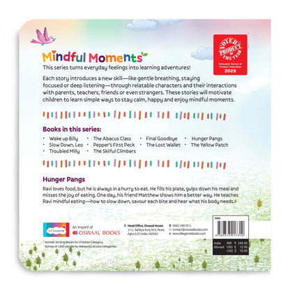 Lil Legends Mindful Moments Series - Hunger Pangs, Eating Mindfully I Picture Story Book for Kids | Illustrated Stories to Build Self-Control and Emotional Learning | Age 5+ 