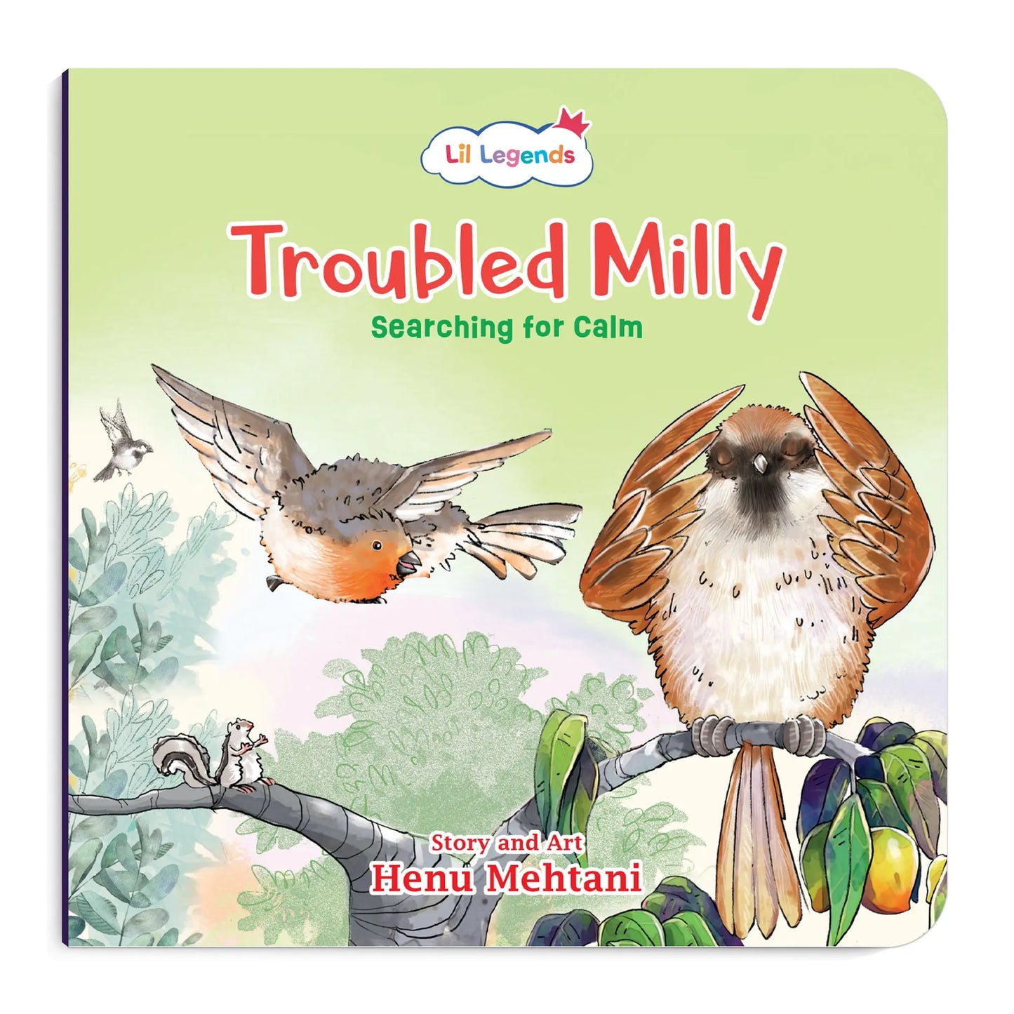 Lil Legends Mindful Moments Series - Troubled Milly, Searching for Calm | Picture Story Book for Kids | Illustrated Stories to Build Self-Control and Emotional Learning  | Age 5+ 