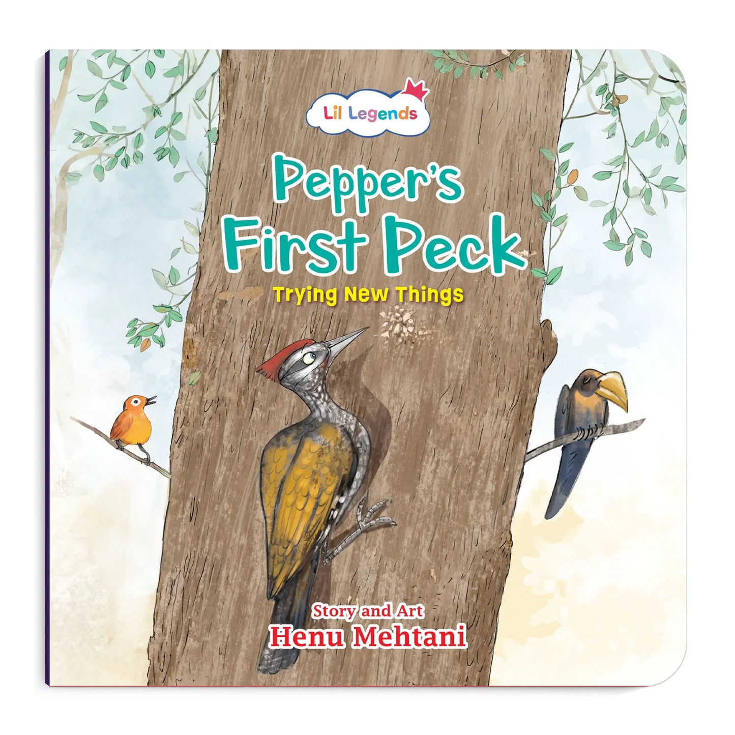 Lil Legends Mindful  Moments Series - Pepper's First Peck, Trying New Things | Picture Story Book for Kids | Illustrated Stories to Build Self-Control and Emotional Learning | Age 5+ 