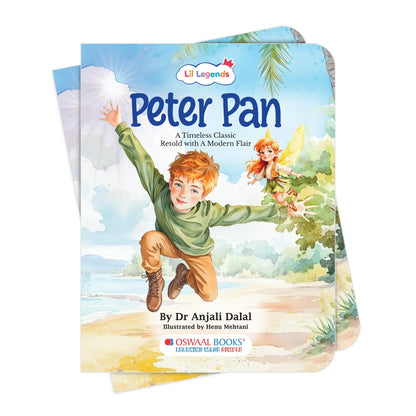 Lil Legends Peter Pan, A Timeless Classic Retold with a Modern Flair | Illustrated Story Book | Vocabulary, Imagination and Value Booster Story For Young Readers | For Age 7+ 