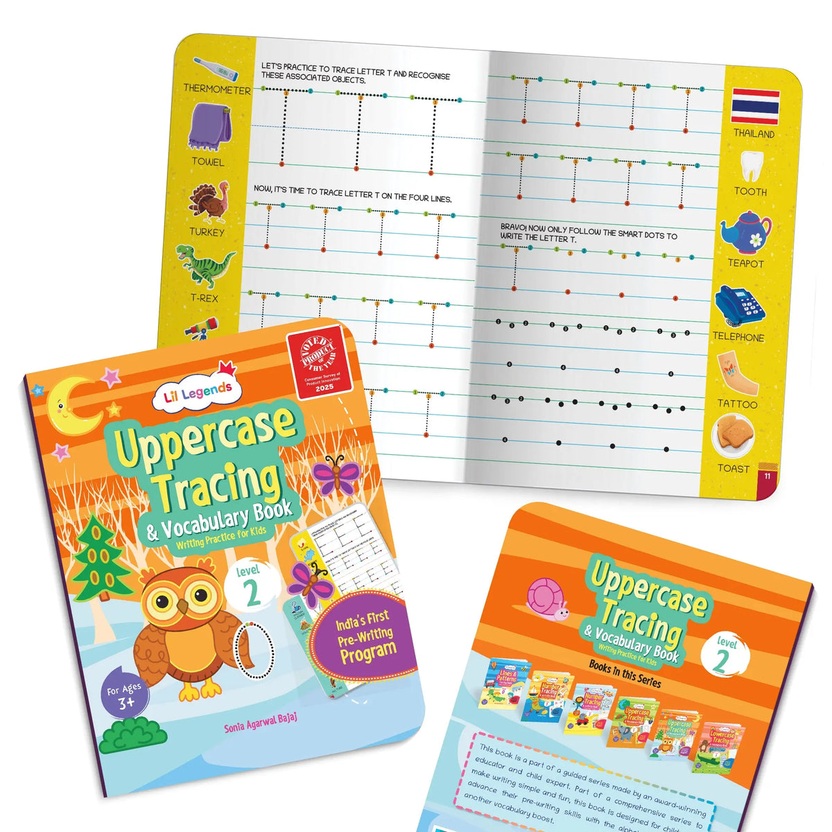 Lil Legends Complete Handwriting Journey | 8 Books | Lines and Patterns to Cursive | Uppercase, Lowercase and Number Tracing | India's First Pre-Writing Programme | Age 2+ 